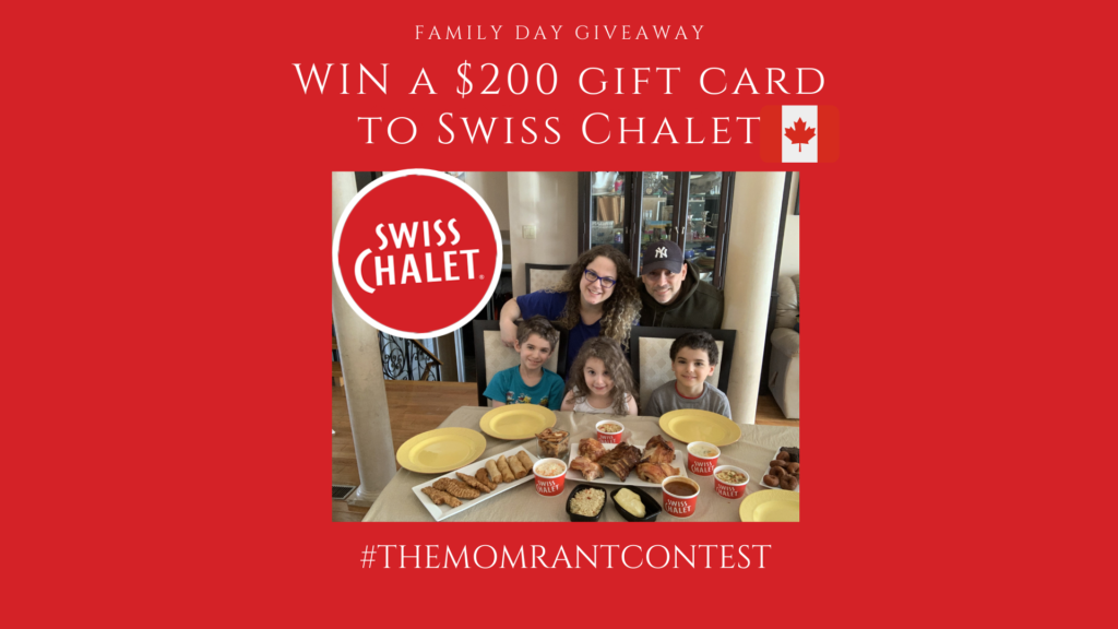 Swiss Chalet Family Day Giveaway Post